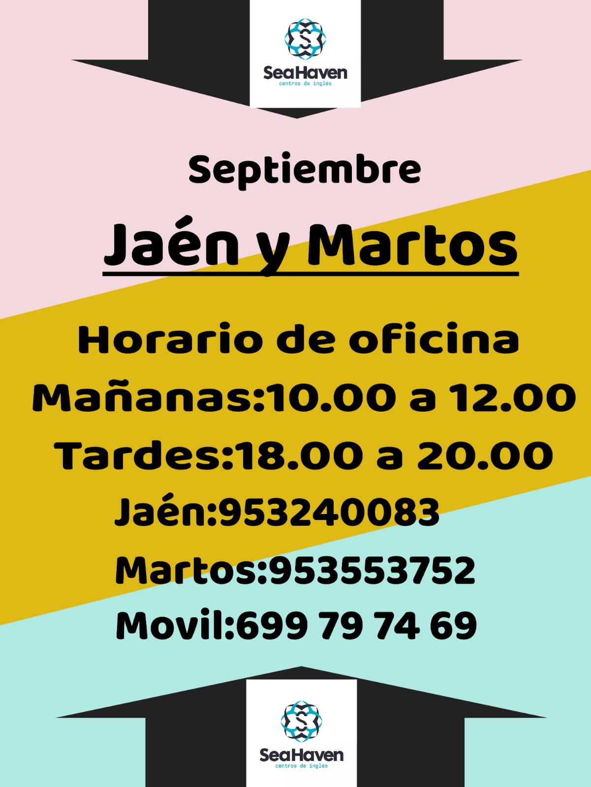 Nuevo horario de Oficina